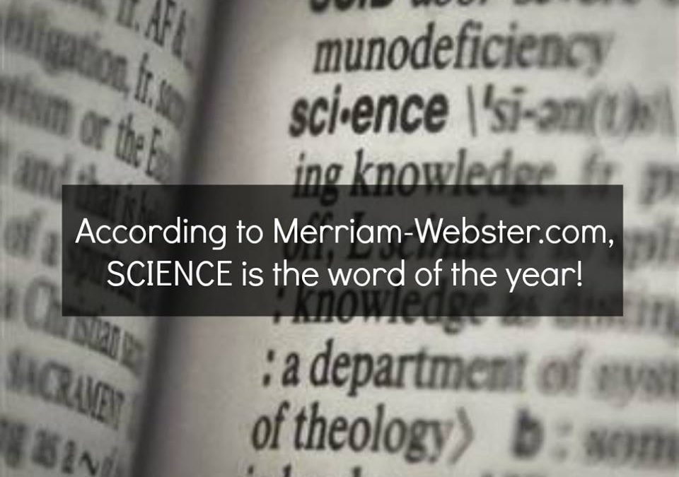 SCIENCE: The Word of the Year, with the greatest increase in lookups